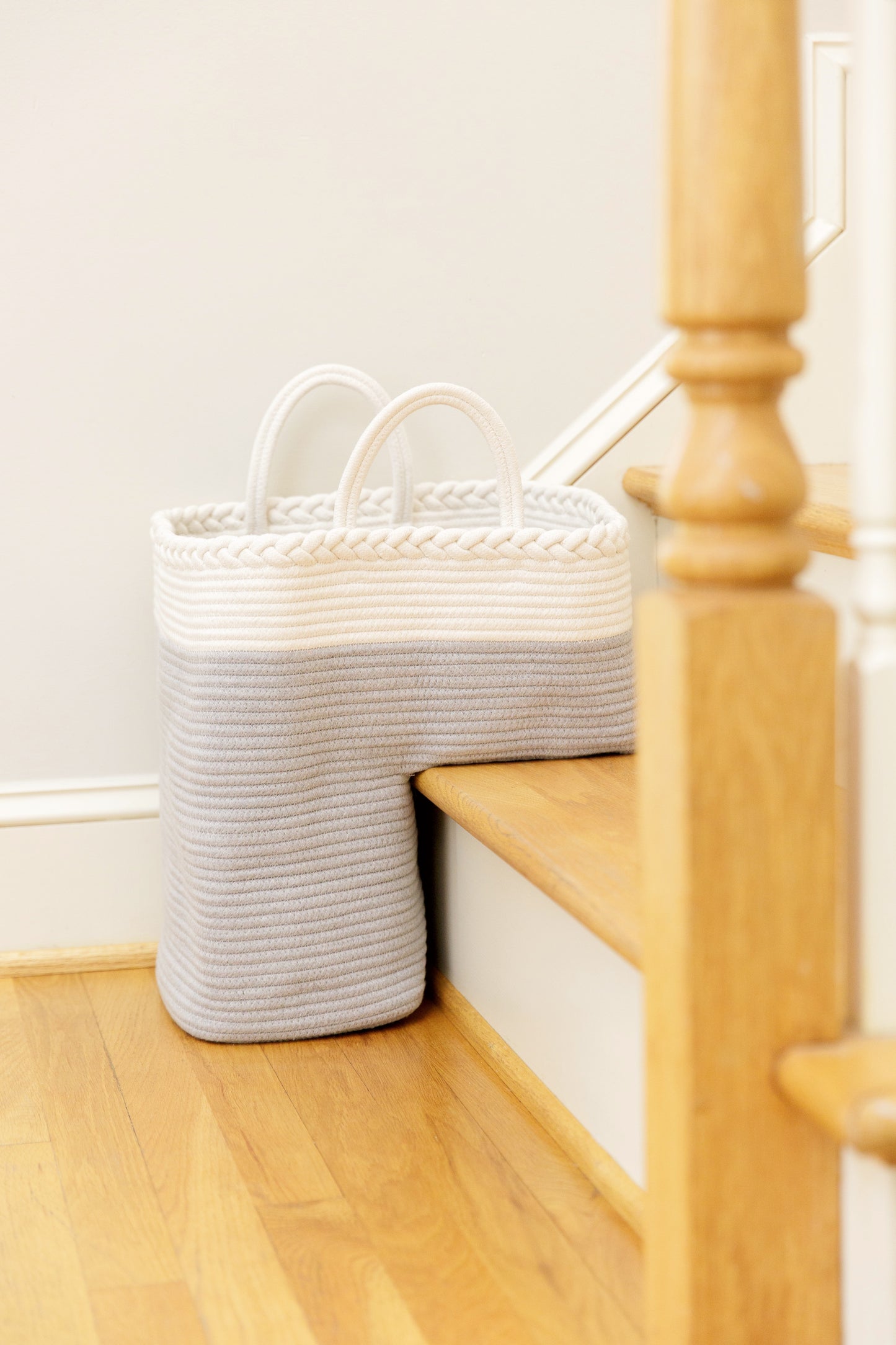 stair basket for wooden stairs step basket diaper caddy 